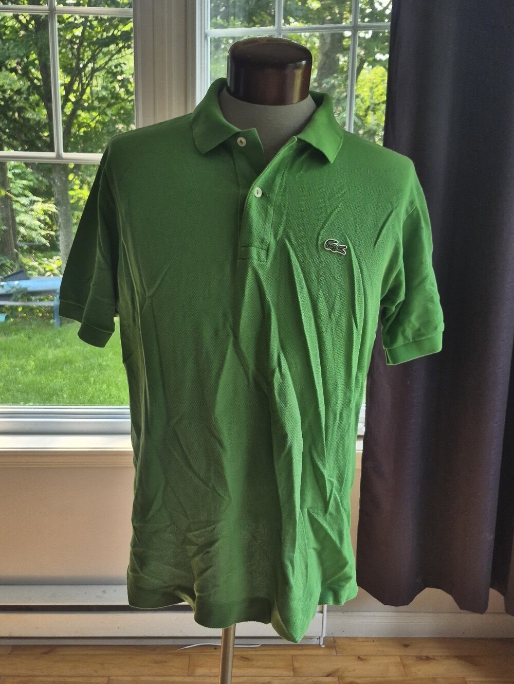 Lacoste Men's Green Short Sleeve Pique Polo